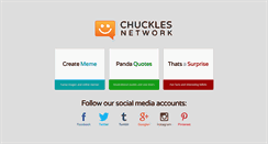 Desktop Screenshot of chucklesnetwork.com